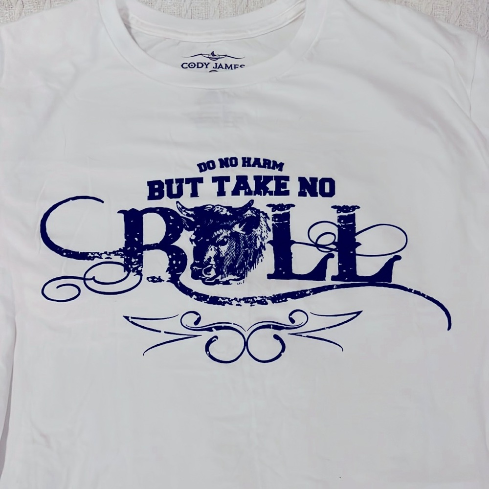 Men’s do no harm but take no bill t-shirt